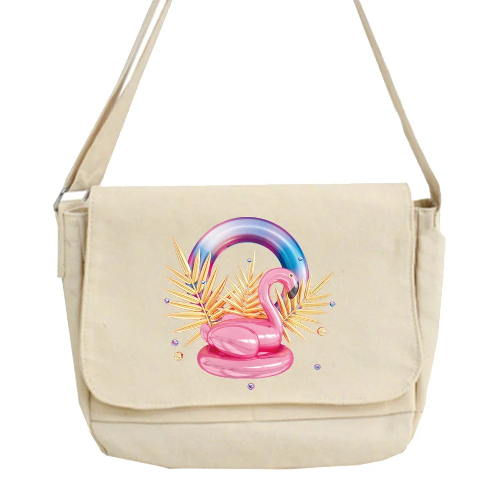 Flamingo Envelope Bag Sweet Cartoon Tote Shoulder Crossbody Bags