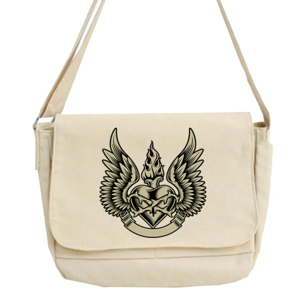 Skull Envelope Messenger Bag Cartoon Girl Tote