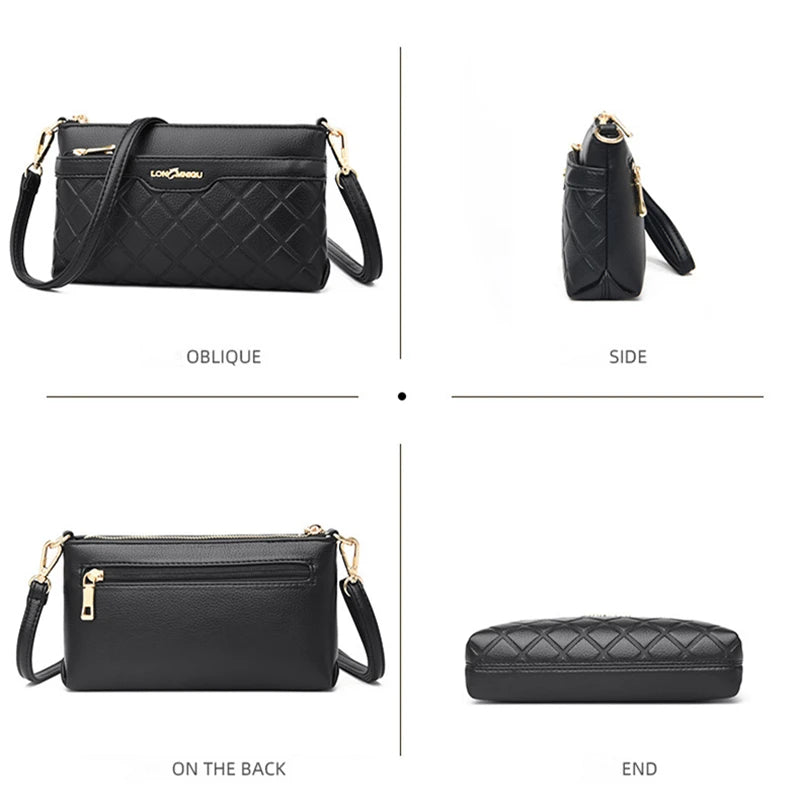 Mini Women's Clutch Bag Classic Lattice Crossbody Shoulder Bags