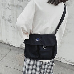 Moon Large Capacity Messenger Handbags Casual Ulzzang Women's Shoulder Bags