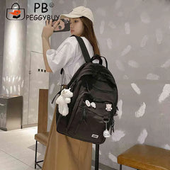 Nylon Backpacks Multi-pocket Casual Backpack Large Capacity