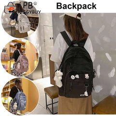 Nylon Backpacks Multi-pocket Casual Backpack Large Capacity