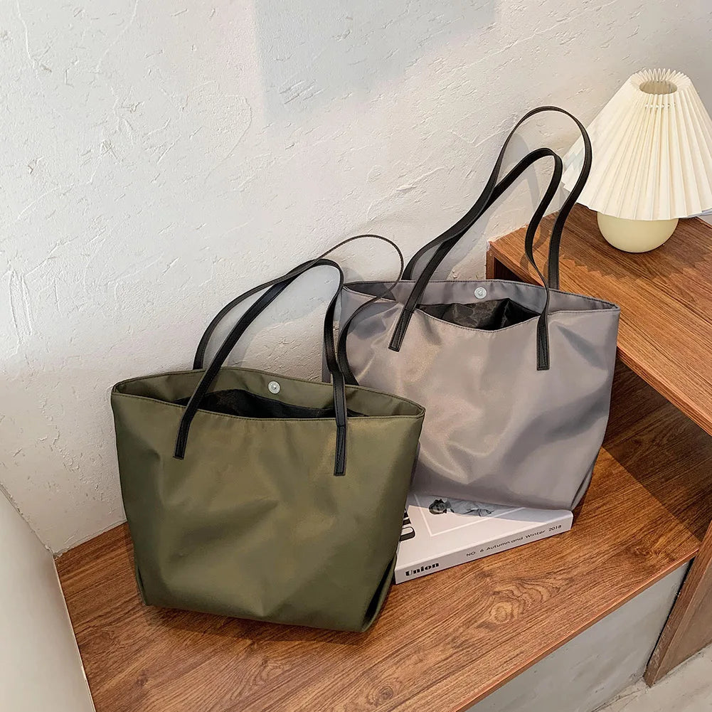 Nylon Shoulder Bag Women Large Capacity Totes