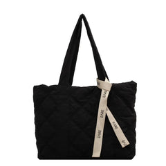 Nylon Women Totes Shoulder Bags Large Capacity Crossbody Bag Solid Handbags