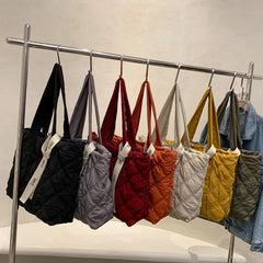 Nylon Women Totes Shoulder Bags Large Capacity Crossbody Bag Solid Handbags