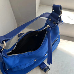 Nylon Women's Underarm Bag Ladies Shoulder Handbag Y2k Small Tote Purse
