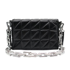 Checker Shoulder Bags Small Solid Subaxillary Bags for Women