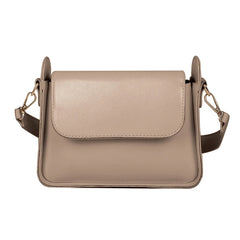 PU Leather Women Shoulder Underarm Bag Small Square Flap Handbags