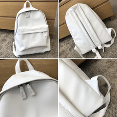 PU Leather Women Backpack Casual Shopping Bag School Students Backpacks Small Sc