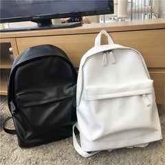 PU Leather Women Backpack Casual Shopping Bag School Students Backpacks Small Sc