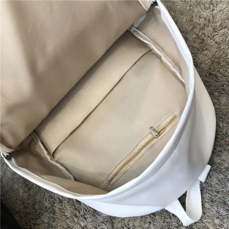 PU Leather Women Backpack Casual Shopping Bag School Students Backpacks Small Sc