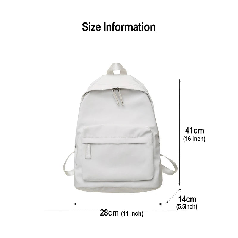 PU Leather Women Backpack Casual Shopping Bag School Students Backpacks Small Sc