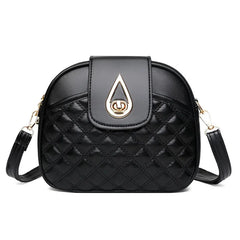 Plaid Shoulder Bags For Women PU Leather Small Crossbody Bag