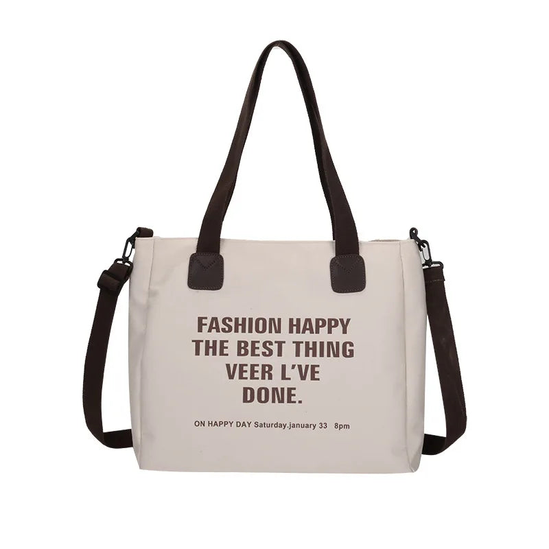 Ladies Canvas Tote Bag Beach Shopping Large Shoulder Bags
