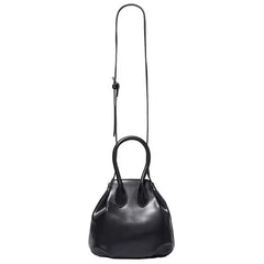 PU Leather Pleated Shoulder Bag for Women