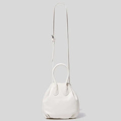 PU Leather Pleated Shoulder Bag for Women