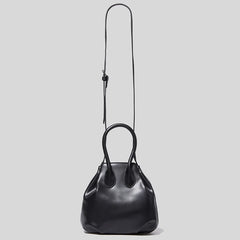 PU Leather Pleated Shoulder Bag for Women