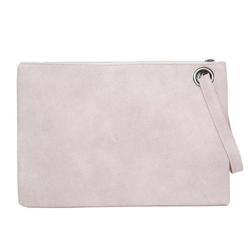 Retro PU Leather Envelope Clutch Bag for Women & Men