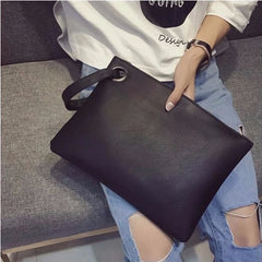 Retro PU Leather Envelope Clutch Bag for Women & Men