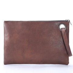 Retro PU Leather Envelope Clutch Bag for Women & Men