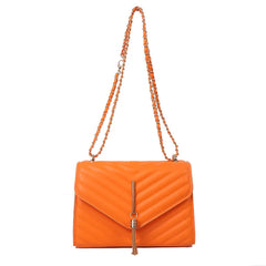 Retro PU Leather Shoulder Bag Tassel Handbag