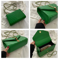 Retro PU Leather Shoulder Bag Tassel Handbag