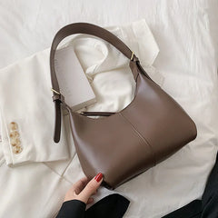 Retro PU Leather Small Handbag Women Spring Autumn Trends Travel Bags