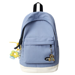 Large School Book Bag with Pendants for Travel