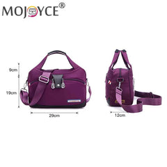 Women's Large Shoulder Bag with Zipper Closure