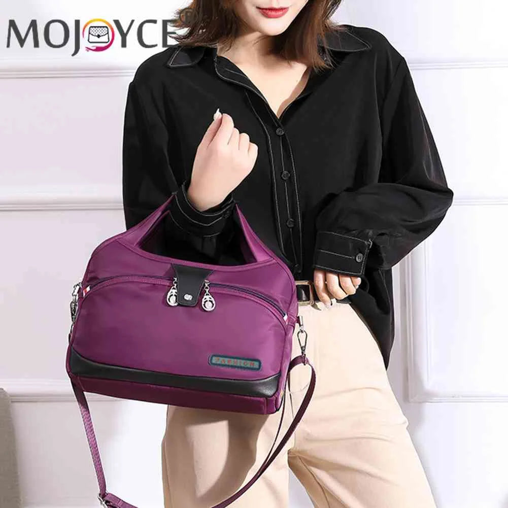 Women's Large Shoulder Bag with Zipper Closure