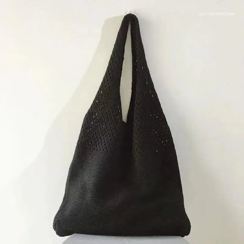 Women's Shoulder Bag Knit Tote Purse Satchel Travel Carry Messenger