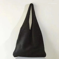 Women's Shoulder Bag Knit Tote Purse Satchel Travel Carry Messenger