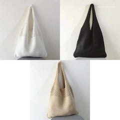 Women's Shoulder Bag Knit Tote Purse Satchel Travel Carry Messenger