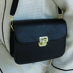 Small Square Flap Crossbody Bag High PU Leather Handbags
