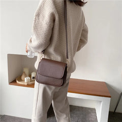 Square Shoulder Crossbody Bag for Women Wide Strap Tote