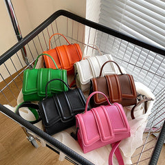 PU Leather Chain Crossbody Bags For Women Mini Handbags and Purses