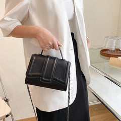 PU Leather Chain Crossbody Bags For Women Mini Handbags and Purses