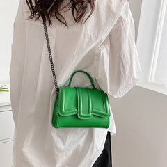 PU Leather Chain Crossbody Bags For Women Mini Handbags and Purses