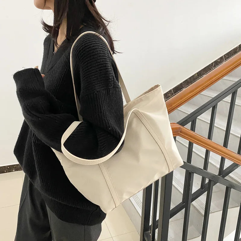 Oxford Shoulder Bag Top-handle Totes for Women