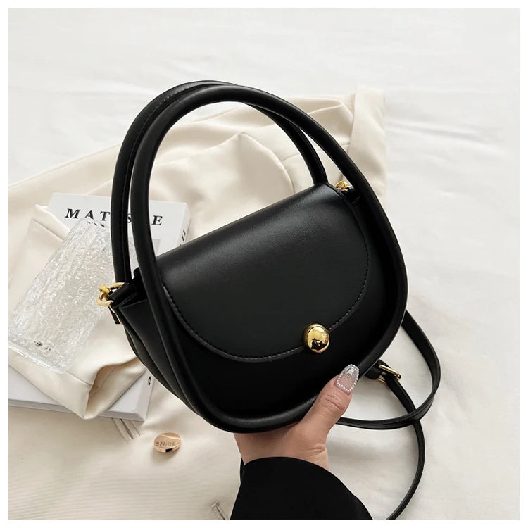 Vintage Crossbody Bag Women Leather Shoulder Bags
