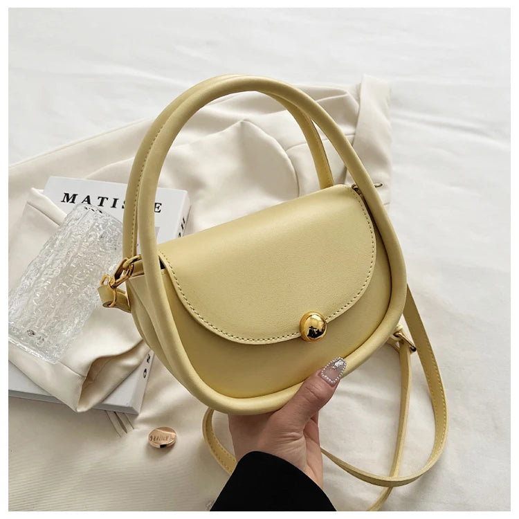 Vintage Crossbody Bag Women Leather Shoulder Bags