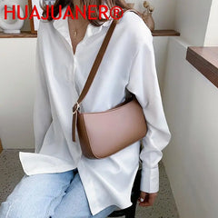 Small PU Leather Shoulder Bag Women Handbag Travel Tote