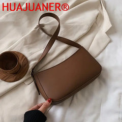 Small PU Leather Shoulder Bag Women Handbag Travel Tote