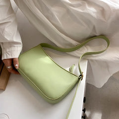 Small PU Leather Underarm Shoulder Side Bags For Women