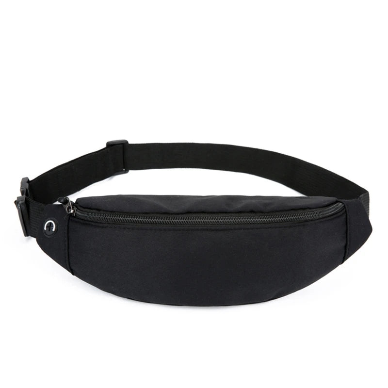 Solid Waist Fanny Packs Crossbody Purse Travel Chest Phone Pouch Belt Bag