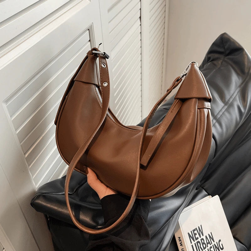 Vintage Leather Crossbody Bag for Women Casual Handbags