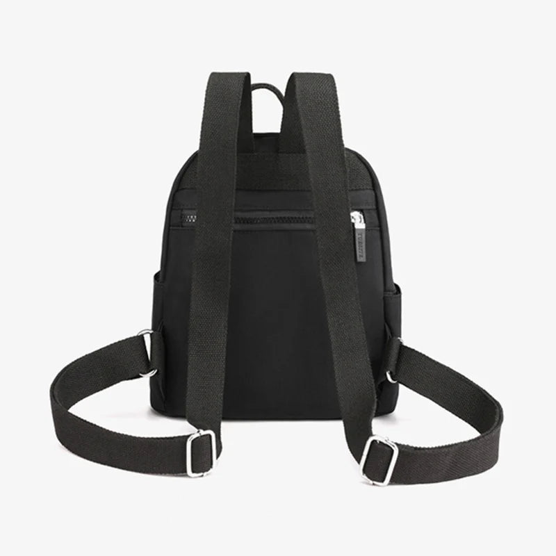 Casual Waterproof Nylon Backpack for Women