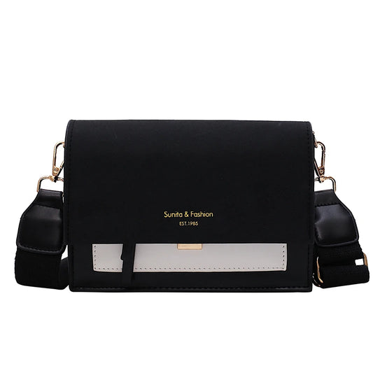 Retro Mini Crossbody Bag Ultra Fire Wide Shoulder Strap Purse