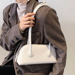 Small PU Leather Shoulder Bag Women's Handbag Lady Tote Bag