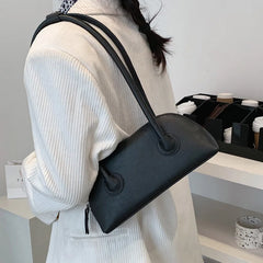 Small PU Leather Shoulder Bag Women's Handbag Lady Tote Bag